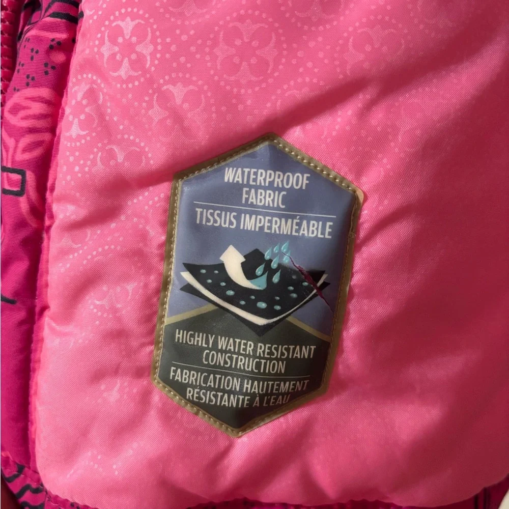 Columbia Kids' Fuchsia Floral Puffer Jacket - Picture 7 of 11